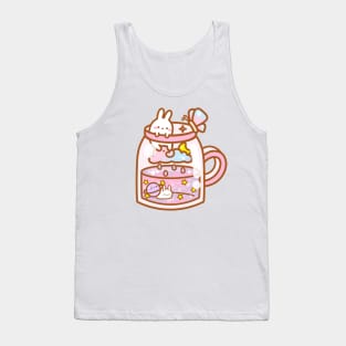 Bunny in Galaxy Tea Tank Top